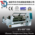 Adhesive Paper Slitting and Rewinding Machine (QFJ-1100)